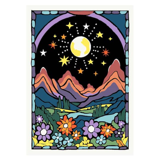 Mountain Paint-by-Number Acrylic Surface Kit by Artist's Loft®